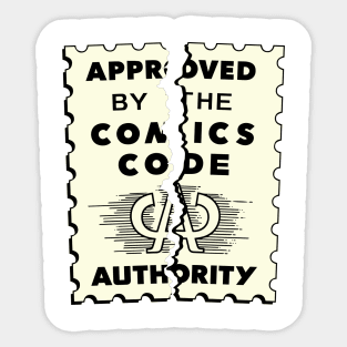 Comics Code RIP Sticker